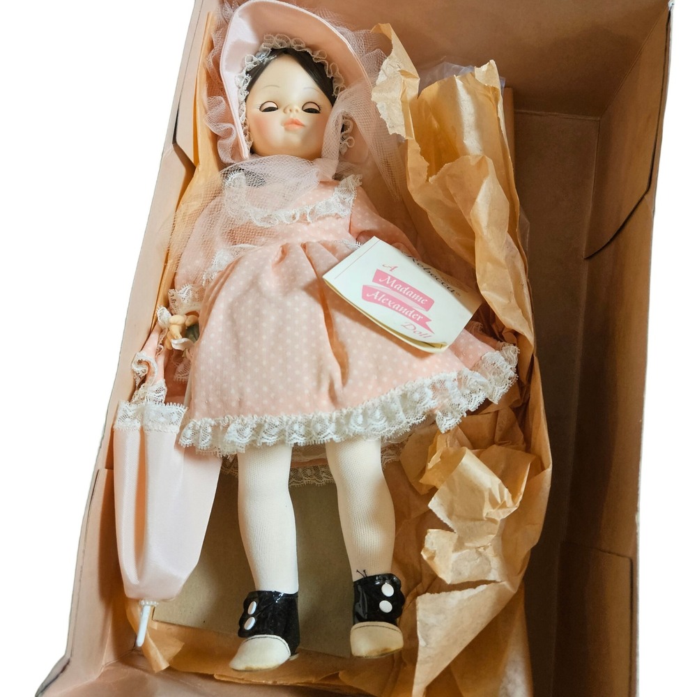 Vintage Madame Alexander Rebecca Doll Sunnybrook Farm Polka Victorian #1585 NIB‎